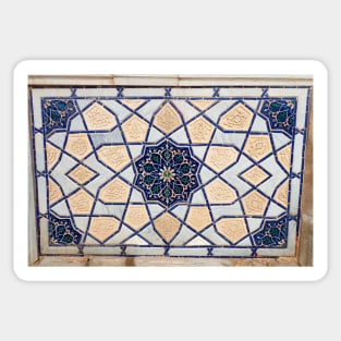 Tiles in Samarkand Sticker